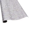 Caspari Marbled Ceramica Silver & Lavender Roll Wrap - includes