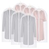 HOUSE DAY Clear Garment Bags, Dress bags for Storage 60