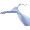 TigerTie Plain Children's Tie Pre-Tied with Elastic Band, lightblue