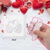 JULMELON Valentine's Day Stencils, Pack of 20 Valentine's Day Love