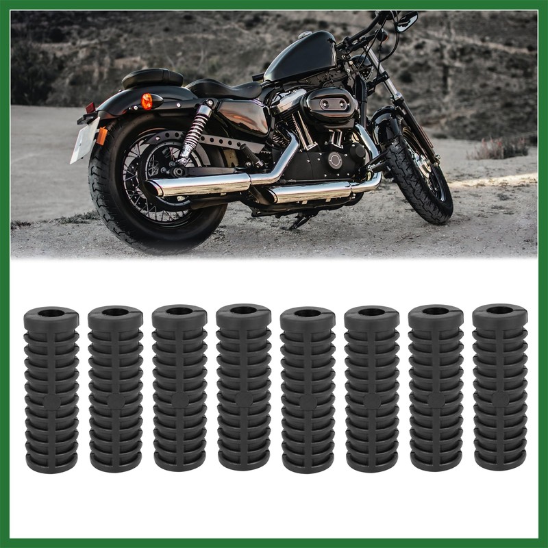 Motoforti 8pcs Motorcycle Gear Shifter Kick Start Lever Rubber Universal
