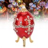 Shiny Diamonds Easter Egg Metal Crafts Home Desktop Decor Jewelry