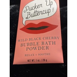 Onyx Bathhouse Pucker Up Buttercup, Wild Black Cherry Onyx Bathhouse Bubble Bath Powder 1 oz.
