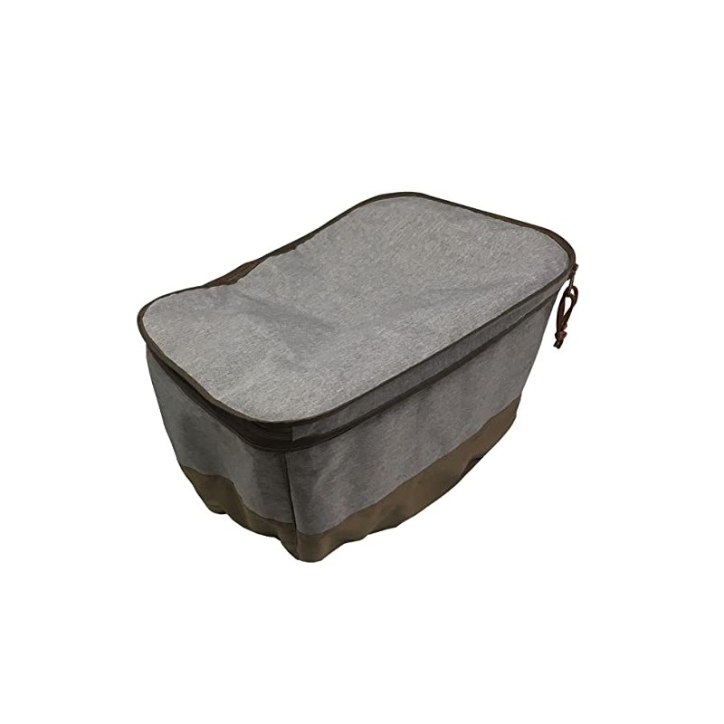 Top 2-tier Wide Front Basket Cover, Gray (Recommended Size: Approx.