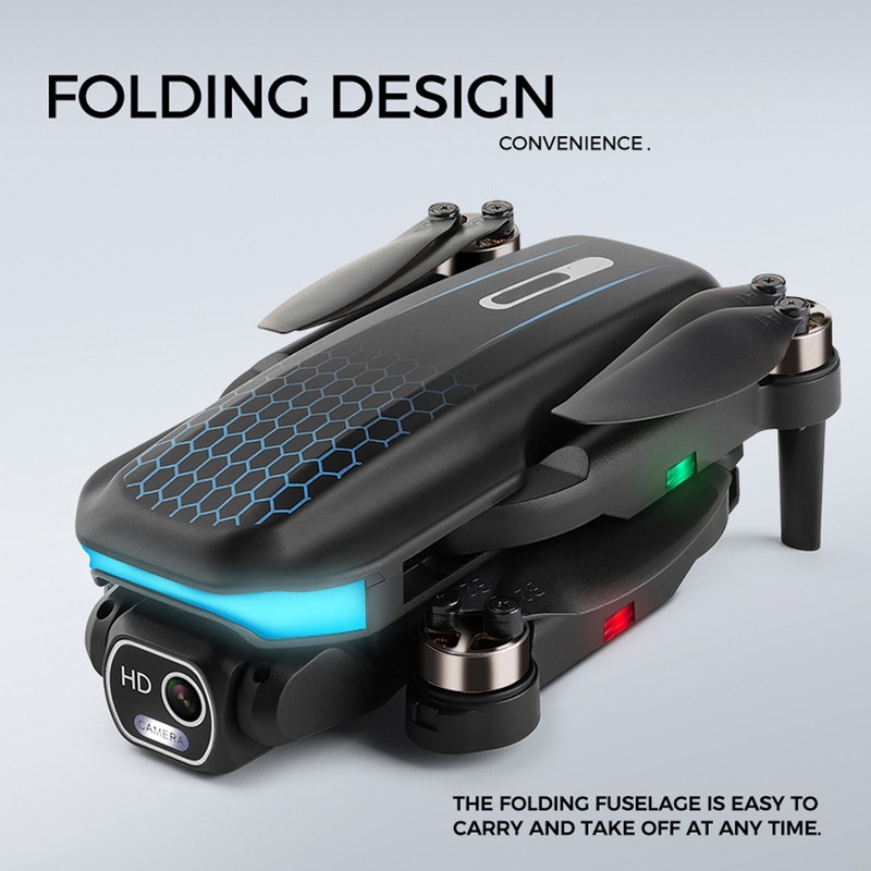 Foldable Drone Quadcopter RC Quadcopter Drone With 6K HD Dual