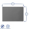 Harbour Housewares Glass Chopping Board - 30x20cm - Grey -