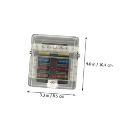 Zerodeko 6 Ways Marine Fuse Box with Labels LED Indicator Circuit Holder for Auto Car Boat RV and Yacht Wiring
