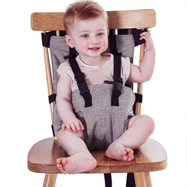 Baby Strap Seat Portable High Chair Safety Seat Sack Toddler Travel Essential with Adjustable Straps Fits Any Chair Machine Washable Feeding Toddlers Dining Seat Accessories