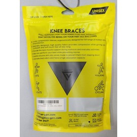 Langov Compression Knee Sleeves for Knee Pain for Women & Men (Pair), Knee braces, Stab