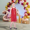 Rabtero Kids Roaring the 20s Fancy Dress Costume, Girls Flapper
