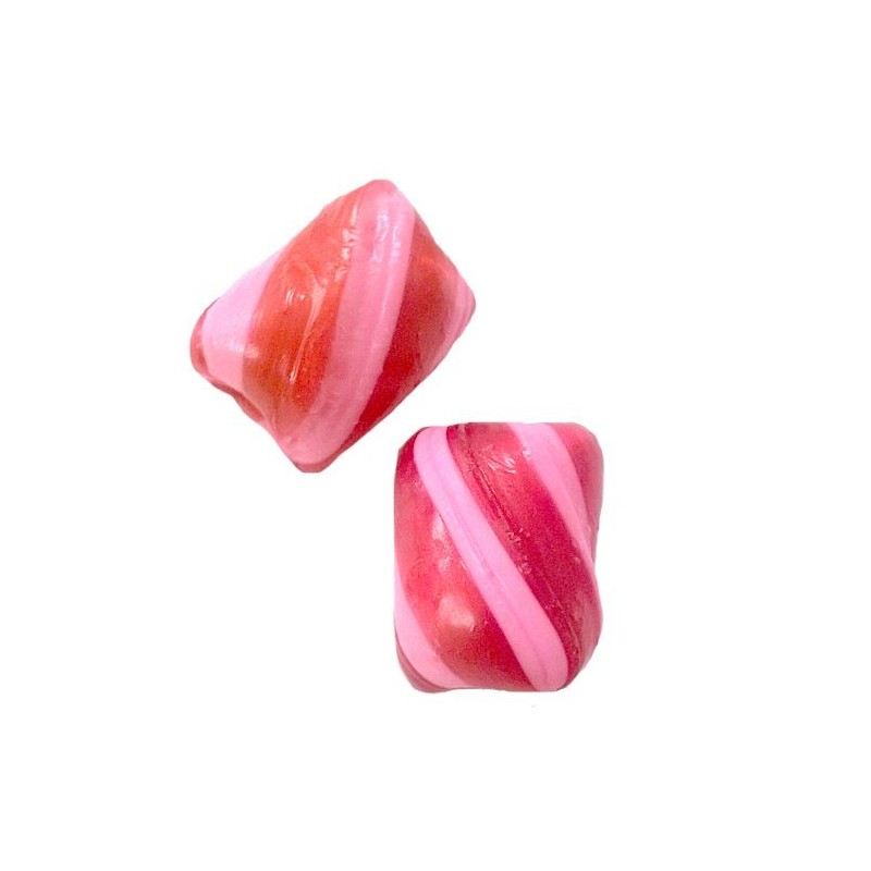 Atkinsons Cinnamon Cylinder Shaped Mint Candy Twists Red and Pink