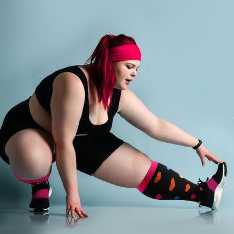 Ancrina Plus Size Compression Socks for Women & Men Wide