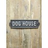 Black Country Metal Works Cast Iron Dog House Sign