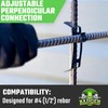 Badger Grip Clip - No Concrete Rebar Wire Ties Needed