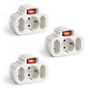 Perfect, Multiple Socket with On/Off Switch, 1 x Schuko Socket
