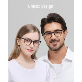 ANRRI Opaque Computer Glasses UV Protection Anti Eye Fatigue for Gaming and Electronic Screen Glasses Leopard, black