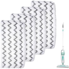 NQKPZXB Shark Steam Mop Shark S1000J Dedicated Pads, Set of 4, Compatible Product, Cleanable