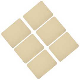MECCANIXITY 6Pcs Iron on Patches Fabric Repair Patches Iron-On Mending Fabric Beige 4.9"x3.7" for Clothes Repair, Pants, Bags Hole Repairing and Decoration