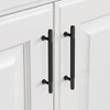 9BUILD 10 Pack 5 Inch Knurled Cabinet Handle Matte Black