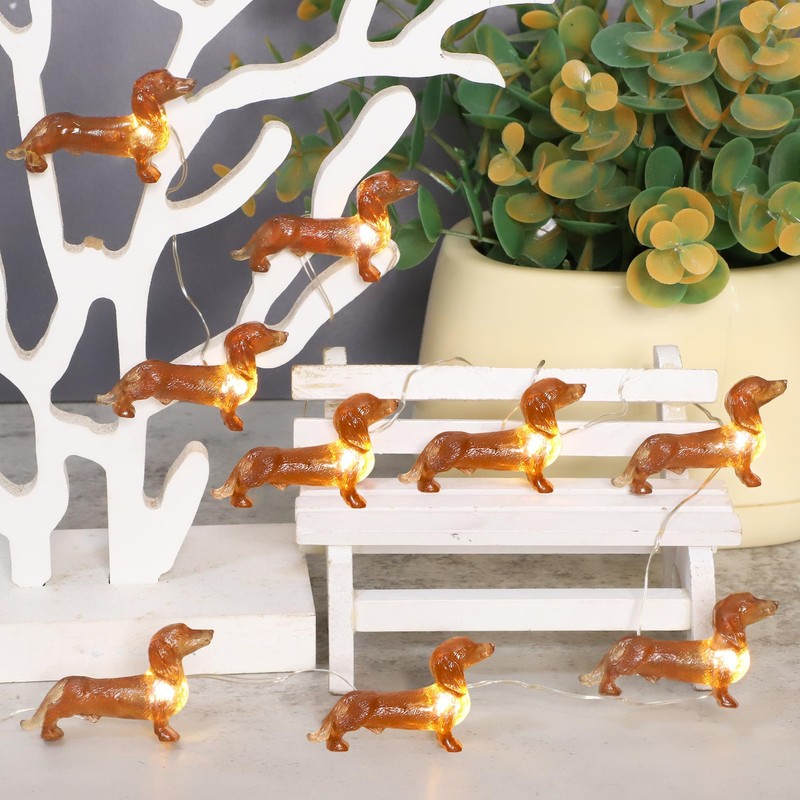 Impress Life Pet Theme Christmas Decorative String Lights, 10ft 30