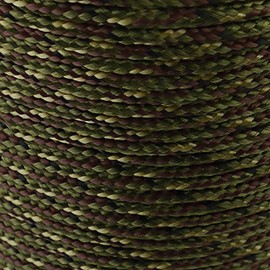 Army Military Paracord Reel 3mm Basha Tent Bivi Camping Guy Rope Para Cord (Army Camo, 15ft)