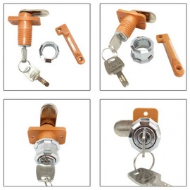 General Ball Key P for Sauna, Bathhouse, Jjimjilbang, Gym, Hospital Changing Room Lockers, Cabinets, Wardrobes, Shoe Racks - Key Box 15mm/41mm 2ea