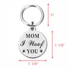 Laluminter Best Dog Mom Ever, Dog Mom Keychain, Mom I