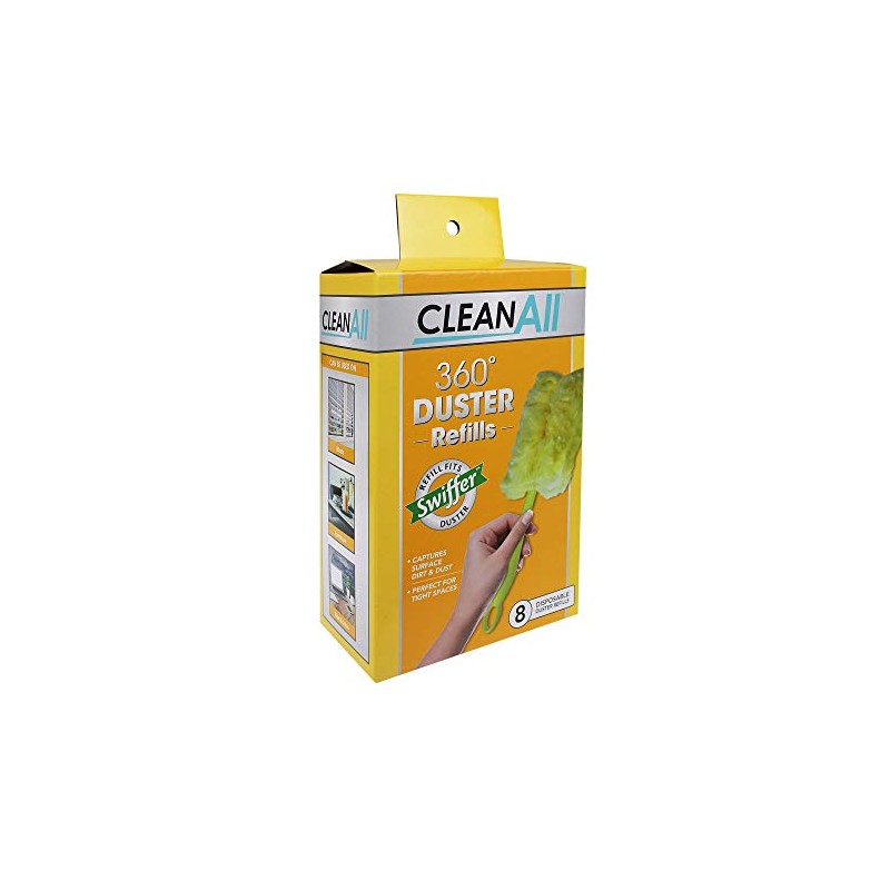 Clean All 36 Duster Refill 8 Pack Yellow