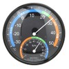 Round Thermometer with Hygrometer Wall Thermometer for Patio and Garden