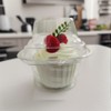 FUailiYY 100 Jumbo Muffin Containers, Clear Plastic individual Cupcake Containers