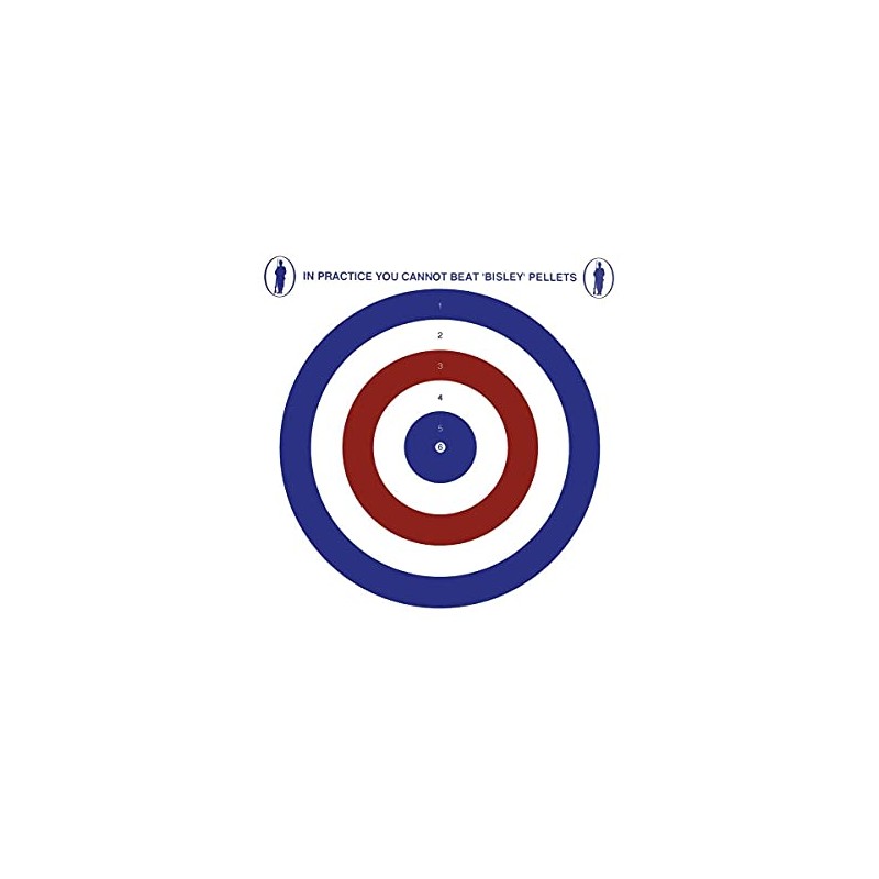 Bisley Coloured Targets 14cm x 14cm