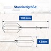 VIOKS Whisk for Hand Mixer Replacement for Electrolux AEG 405507624/6