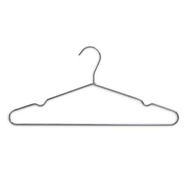 Zeller 17146 Metal Coat Hangers 4-Pack 40 cm