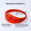 Pulsera Audio Ritmica Fiesta Neón Led Concierto 10 Pzas