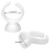 G2PLUS White Eyelash Glue Holder Ring - 100PCS Lash Extension
