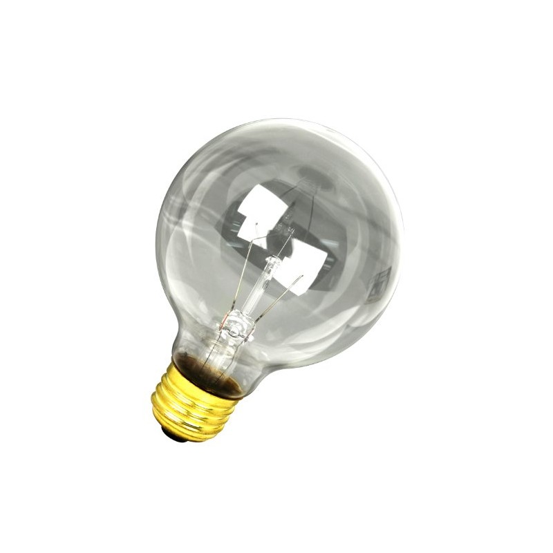 Feit 40G25/3 Long Life Vanity Globe Light Bulbs Clear