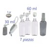 BodyCareW Botellas Envases Kit Viaje Cosméticos Y Aseo Personal Bodycw