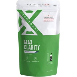 CardoMax- Max Clarity Suplemento de Apoyo Cerebral Nootrópicos con Cafeína Líquida, Alfa GPC, LTeanina, Bo Cerebral                                   