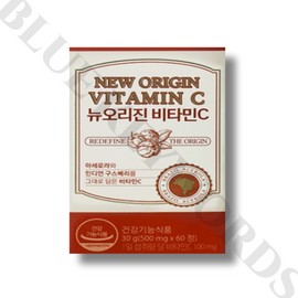 New Origin Vitamin C 500mg x 60 tablets, 1 month supply / 뉴오리진 비타민C 500mg x 60정 1개월분