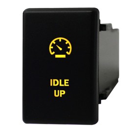 12V 3A ON/OFF Push button Switch IDLE UP FOR HOLDEN COLORADO 2012~2020, Isuzu MU-X MUX D-Max DMAX 2012~2019 Dual LED AMBER