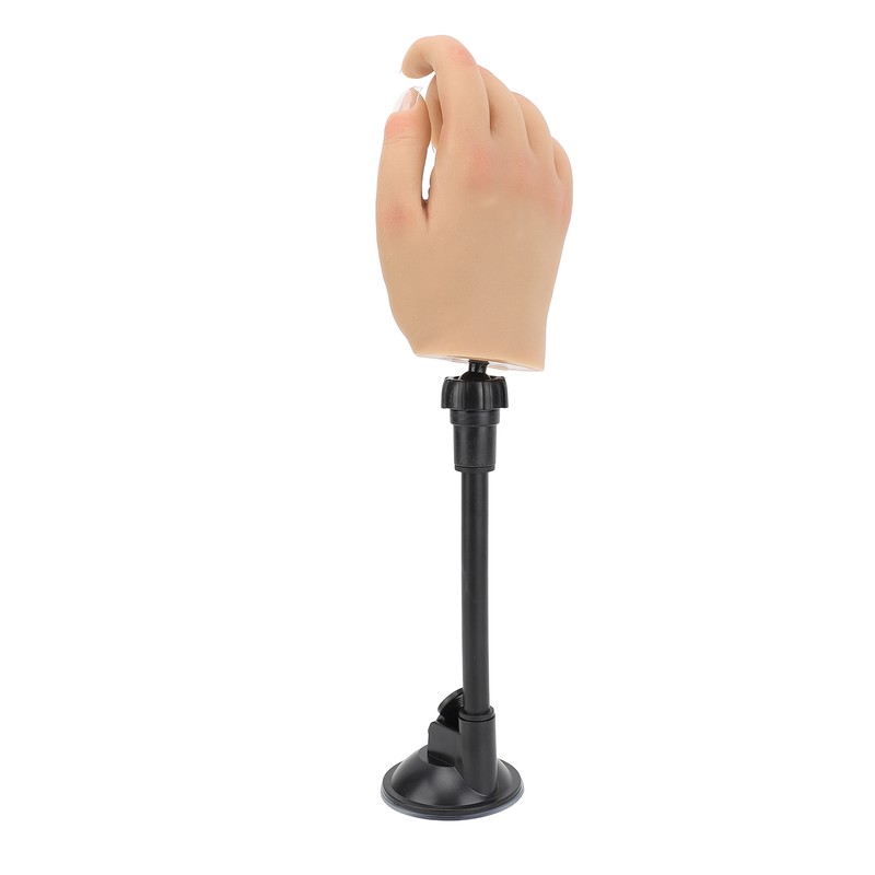 Nail Training Practice Hand Professional Bendable Silicone Female Mannequin Hand