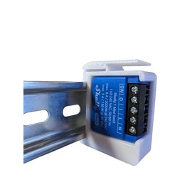 Set of 4 adapters suitable for Shelly 1 Mini Gen 3 / Shelly 1 Mini Gen 4 / Shelly EM Mini Gen4 / on DIN rail / DIN rail bracket (35 mm) (set of 4)