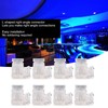 8PCS L Shaped LED Light Strip Connectors 4 Pin 10mm