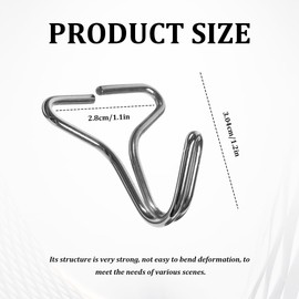 Lyxheth 10PCS Car Seat Cover Hooks, Car Seat Cover Clips, Metal Car Seat Cushion Fixing Hooks, Universal Car Seat Installation Hooks Auto Interior Accessories for Reinforce Car Seat Cushions (10PCS)