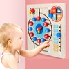 Teaching Clock Wooden Digital Matching Time Clock Educational Toys Early