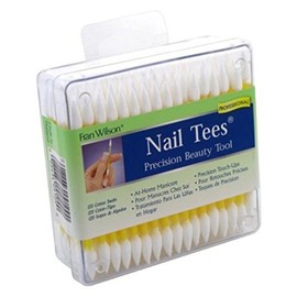 Fran Wilson NAIL TEES COTTON TIPS 120 Count (2 PACK) - The Ultimate Nail Tool, Multi-Purpose Double-sided Swabs with Pointed Ends for Precise Touch-ups and the Perfect At-Home Manicure & Pedicure