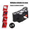 Lampara de Cabeza, Linterna Frontal Recargable y Impermeable, 7 LEDs
