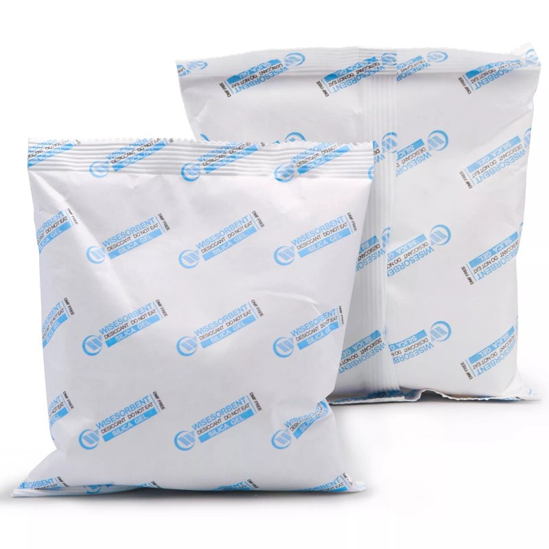 Wisesorb 500 Gram 10 Pack Silica Gel Packets, Tyvek Moisture