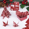 MIAHART 30 Sheets Merry Christmas Pattern Paper Set A4 Size