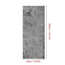 Concrete Wallpaper, 1 Count Wall Sticker, Modern Concrete Wallpaper for Bedroom, Removable Self-adhesive Interior Wall Mural, Peel & Stick Textured Tile Sticker, Home Decor:_Dark Gray_one-size